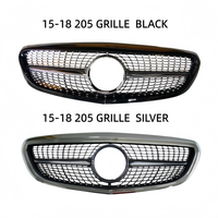 Grille avant Mercedes Classe C W205 Diamond Star 2015-2018 Noir Argent Version Executive
