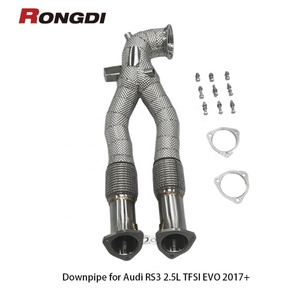 ท่อระบายความร้อนสำหรับรถแข่ง Audi RS3 TFSI EVO(EA855) 2.5T 2017 + 304ท่อไอเสียสแตนเลส - Product Image 1