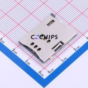 SIM-131-ARP8 SIM Card Connector SMD Connector Self-Return Type Mini SIM Card Card Holder With Card Detection - Product Image 1