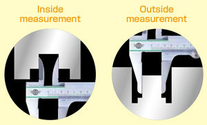 Calibrador con Forma de Burro NAKAMURA ROBA para Medir Piezas Interiores y Exteriores Estrechas y Profundas, Serie ROBA de Alta Calidad Nakamura BES - Product Image 2