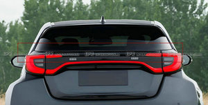 Alerón trasero tipo G de 3 piezas (tipo adhesivo) para Toyota Yaris GR GXPA16 Gen 2 facelift - Product Image 2