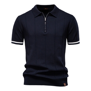 Soldes Exceptionnelles : <span class=keywords><strong>Chemise</strong></span> Tricotée <span class=keywords><strong>Homme</strong></span> - <span class=keywords><strong>Chemise</strong></span> Décontractée Chic à Manches Courtes et Col Revers (Nouvelle Tendance Mode pour le Bureau et l'Été) - Product Image 2