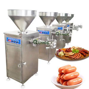 El relleno automático neumático más <span class=keywords><strong>barato</strong></span> Embutidora eléctrica Máquina de rollo de salchicha de carne alemana para hacer salchichas - Product Image 1
