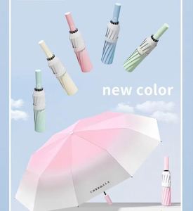 Parapluie publicitaire pliable à dégradé de couleurs avec un design moderne, emballage en boîte pour la vente en gros - Product Image 1