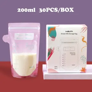 Large Capacity Milk Storage Bag Leak Proof Zipper Seal Breastmilk Breast Milk Storage Bag