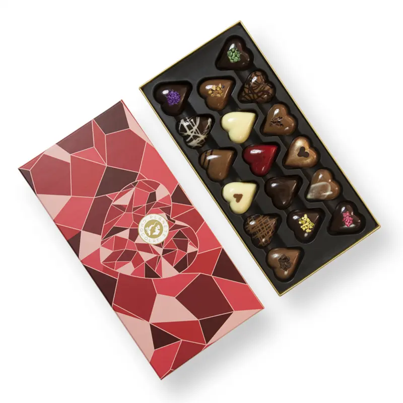 Customized candy box rigid cardboard quality street chocolate gift box