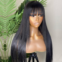 Pelucas de Cabello Humano con Encaje Completo HD, Pelucas de Cabello Humano con Frente de Encaje, Peluca de Cabello Humano Virgen Brasileño Natural con Frente de Encaje
