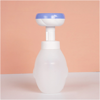 Nouveau Design PET 300ml Fleur En Forme De Main Liquide Savon Bulle Mousse Pompe Bouteille Lavage Des Mains Emballage Cosmétique En Plastique Pompe Bouteille