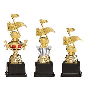 Trofeo Musicale Universale T57 in Plastica Personalizzato e Medaglie Premio per Competizioni Canore e Musicali - Product Image 1