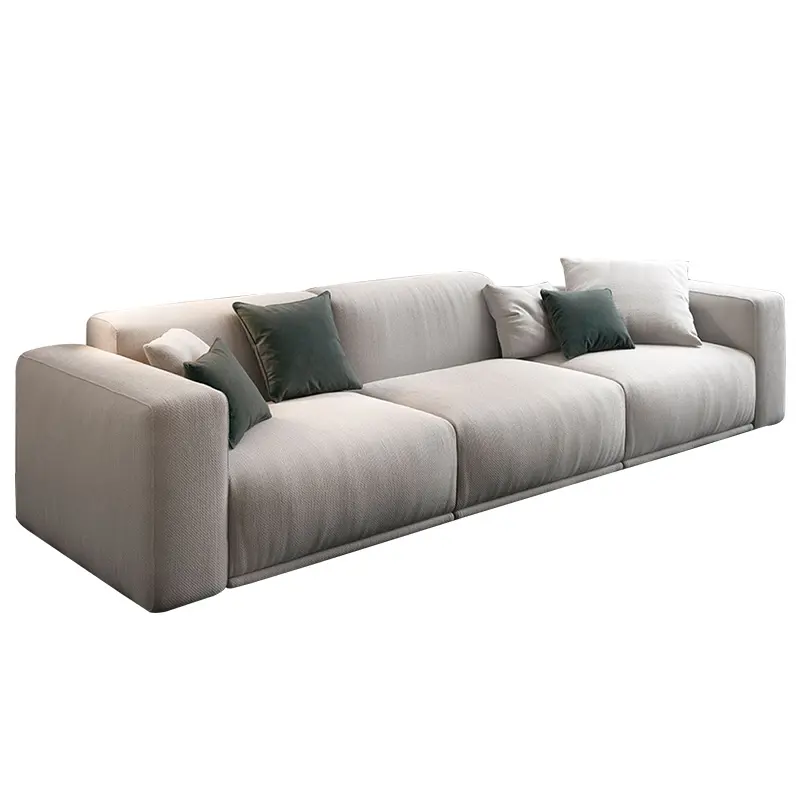 Minimalistische Möbel modernes Design bequemes Wohnzimmer Appartment Sofa Feder Latex Sofa-Set Couch CEFS025