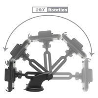 Support de téléphone pour voiture, pour tableau de bord, rotatif à 360 degrés, support de téléphone portable lavable pour voiture, compatible avec les smartphones et les appareils GPS