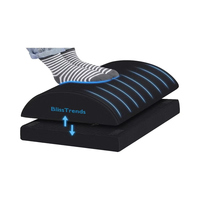 Repose-pieds Portable réglable Oreiller Camping en plein air Bureau de soins infirmiers Anti-décubitus Haut-parleur Massage Portable