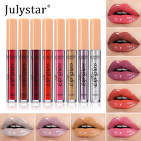 Huile à Lèvres Scintillante 8 Couleurs Effet Fruitée – Rouge à Lèvres Liquide Hydratant et Waterproof – Gloss Repulpant et Brillant pour les Lèvres – Cosmétiques