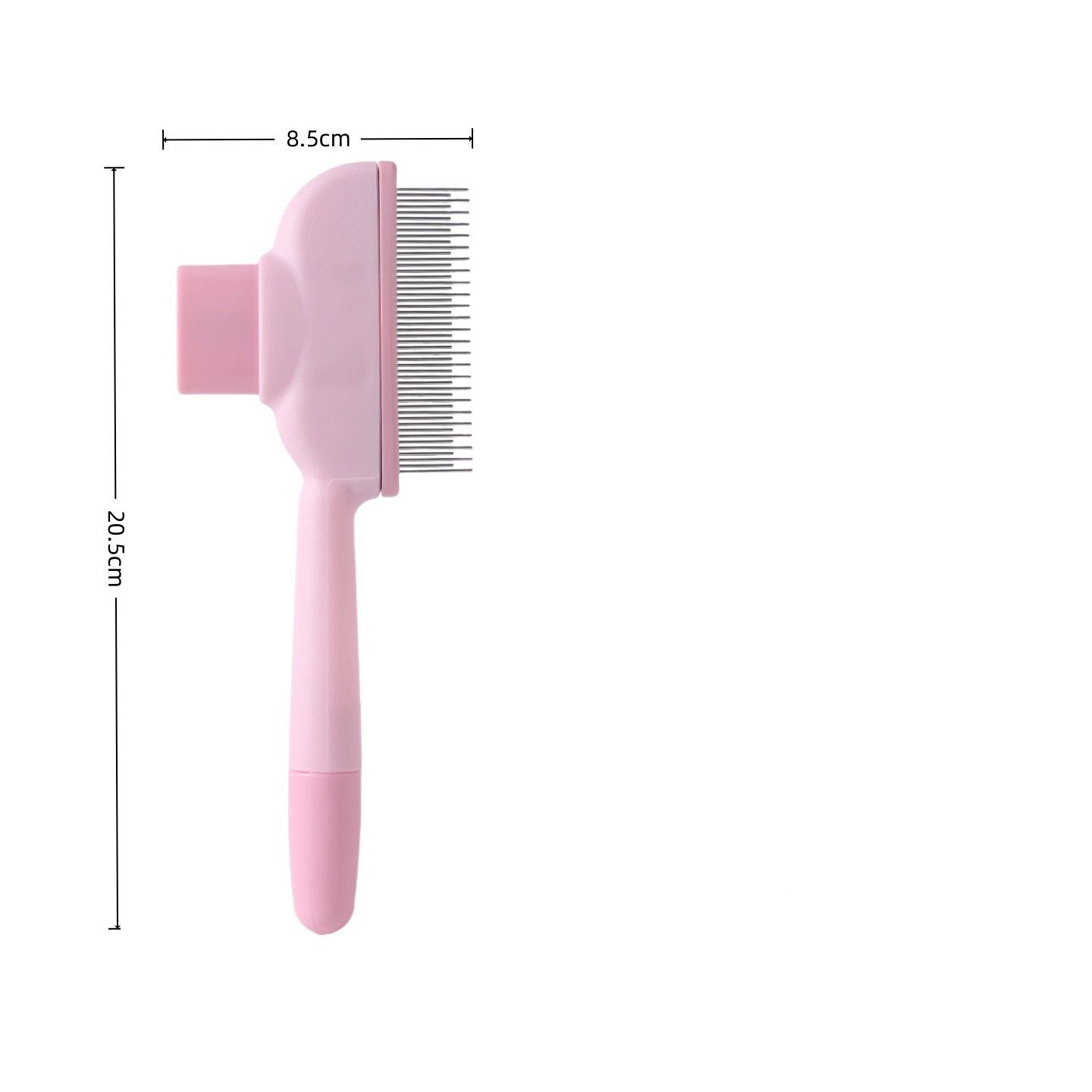 หวีหมุดสั้นยาว (สีชมพู)