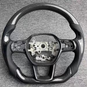 Volante de Cuero Perforado de Fibra de Carbono de Alta Calidad para <span class=keywords><strong>Honda</strong></span> <span class=keywords><strong>Civic</strong></span> de 11ª Generación - Product Image 1