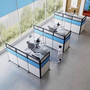 High Quality Melamine Easy Assembly Hospital Room Divider Office Foldable Movable <strong>Partition</strong> <strong>Wall</strong> - Product Image 2