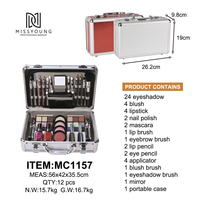 Coffret de maquillage coréen bio premium, kit complet de cosmétiques, boîte de rangement de luxe pour maquillage, coffret cadeau pour la beauté quotidienne