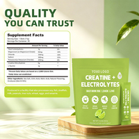 Fabricant OEM sous Marque Blanche – Bâtonnets de Créatine Monohydrate 5g et Électrolytes, 30 Doses, Mélange Hydratant Sans Sucre pour Adultes