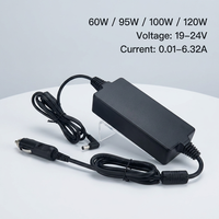 Adaptateur secteur universel IEC60601-1 EN60601-1 19V 20V 21V 22V 23V 24V 600mA 1.58A 2.1A 90W 100W 120W Alimentation à découpage