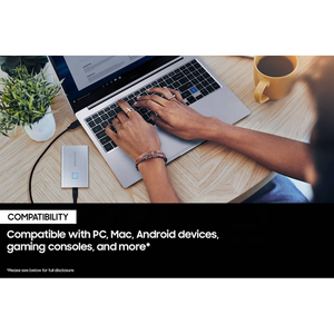 สำหรับ SAMSUNG Portable SSD T7 TOUCH USB 3.2 ความจุ 500GB 1TB 2TB สีดำ สำหรับ PC, Mac, อุปกรณ์ Android, เครื่องเล่นเกมส์ รุ่นพกพา T7 Touch - Product Image 4