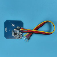 Interrupteur Tactile Capacitif à Zones Définies Sans Perçage, Gradateur 12-24V PC/PVC pour Armoire, Meuble en Bois