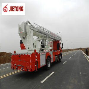 Célèbre lutte contre l'incendie JIETONG marque 32m hauteur de travail Aérien hydraulique nacelle élévatrice à flèche articulée <span class=keywords><strong>camion</strong></span> de <span class=keywords><strong>pompier</strong></span> À Vendre - Product Image 5