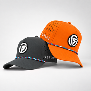 Casquette de golf sportive innovante à cinq panneaux en Oxford imperméable, perforée au laser, respirante, faible MOQ, OEM, produit actif - Product Image 1