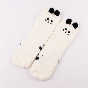 3D Cartoon <strong>Cute</strong> Animal Tiger Cat Panda Bluk Gift Box Packed <strong>Socks</strong> Floor Fuzzy <strong>Fluffy</strong> <strong>Socks</strong> Women - Product Image 3