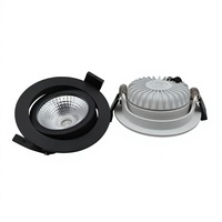 Pour la maison, l'hôtel, le bureau, CE ROHS, angle réglable, downlight encastré LED 7W, 800LM, 2700K blanc chaud, lumière de plafond à intensité variable