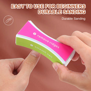 Professionnel coloré 4 voies <span class=keywords><strong>lime</strong></span> à <span class=keywords><strong>ongles</strong></span> tampons éponge bloc de polissage ponçage Art manucure outils brillant <span class=keywords><strong>ongles</strong></span> naturels - Product Image 4