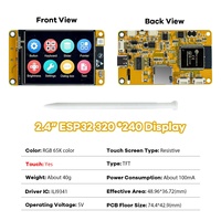 Layar sentuh 2.4 "240X320 dengan modul ESP32 WIFI + BT Dual-core ILI9341 Driver LCD TFT 2.4 inci layar untuk layar Arduino Esp32