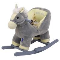 Chaise berçante en peluche pour bébé avec musique de berceuse, cheval à bascule pour enfants, ventes chaudes 2020