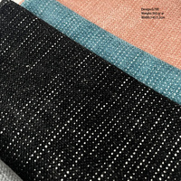 Haut de gamme sur mesure rideau Chenille tissu 100% Polyester moderne canapé sectionnel meubles de salon