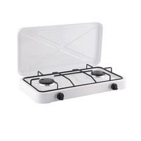Tyler Iron Stand untuk Peralatan Restoran Gaya India Kompor Gas 3 Tungku Kompor Gas untuk Berkemah Kompor Gas