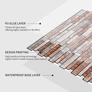 Hiện Đại 3D Tự Dính Dán Tường Pha Lê Epoxy PVC Khảm Dầu Bằng Chứng Gạch Mô Hình Cho Nhà Bếp & Phòng Tắm Nền Tường - Product Image 3