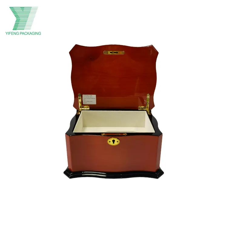 Nuova vendita di lusso in legno nero gemello penna orologio scatola set confezione moda Display in legno cassa dell'orologio personalizzato