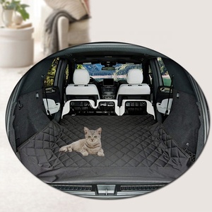 Housse résistante à l'eau pour chien SUV Cargo Liner for Dogs Tapis de siège pour chien SUV Sedans <span class=keywords><strong>Vans</strong></span> <span class=keywords><strong>Vans</strong></span> avec pare-chocs rabat protecteur antidérapant - Product Image 4