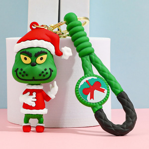 Christmas <b>Grinch</b> Keychain/Charm Green Monster Party Decoration - Product Image 6