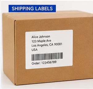 Etiquetas Láser Autoadhesivas Rectangulares de Papel con Adhesivo Fuerte e Impresión Clara para Impresoras Láser, Uso Logístico - Product Image 3