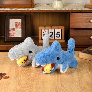 Diseño personalizado cazando tiburones pequeños juguetes de peluche Material de poliéster juguetes de animales de peluche para máquina de garra - Product Image 2