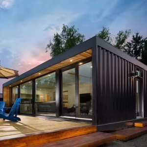 Bâtiment administratif modulaire, structure en acier, écologique, isolé, conteneur design, maison préfabriquée de luxe <span class=keywords><strong>Granny</strong></span> 40 pieds - Product Image 2