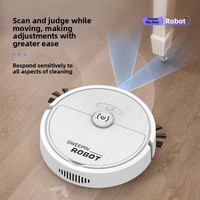 Robot aspirateur intelligent avec fonctions de balayage, d'aspiration et de lavage - Robot de nettoyage domestique entièrement automatique pour usage domestique