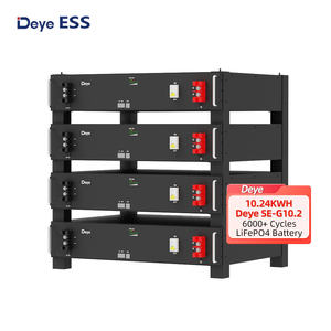 Deye Baterías de iones de litio 51,2 V 200Ah Precio bajo Deye 5.12KWH 10.24KWh Batería solar LifePO4 DE LA SE-G5.1B - Product Image 1