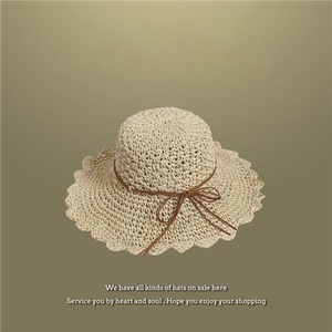 Hot Sale Eco-Friendly Cartoon Style Rubber Straw <b>Hat</b> <b>for</b> Women Summer Beach Sun <b>Hat</b> Promotional Use Wholesale - Product Image 5