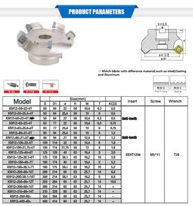 R3 punta ruota in lega di alluminio con alimentazione rapida testa di fresa VCGT220530 inserto CNC sgrossatura VC22 50 63 80 100 OEM personalizzabile - Product Image 4