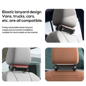 Pluska CF02 Powerful 3 Speed Adjustable 5V Auto <b>Car</b> SUV Truck Back Seat <b>Headrest</b> Mini Electronic Cooling <b>Car</b> Seat Fan - Product Image 2