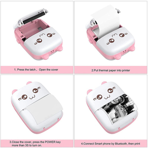 Mini <span class=keywords><strong>Impresora</strong></span> Térmica Portátil, <span class=keywords><strong>Impresora</strong></span> Inalámbrica <span class=keywords><strong>de</strong></span> Etiquetas Térmicas para Niños, Regalo para Niños, Impresión en Casa y Trabajo con Pegatinas - Product Image 5