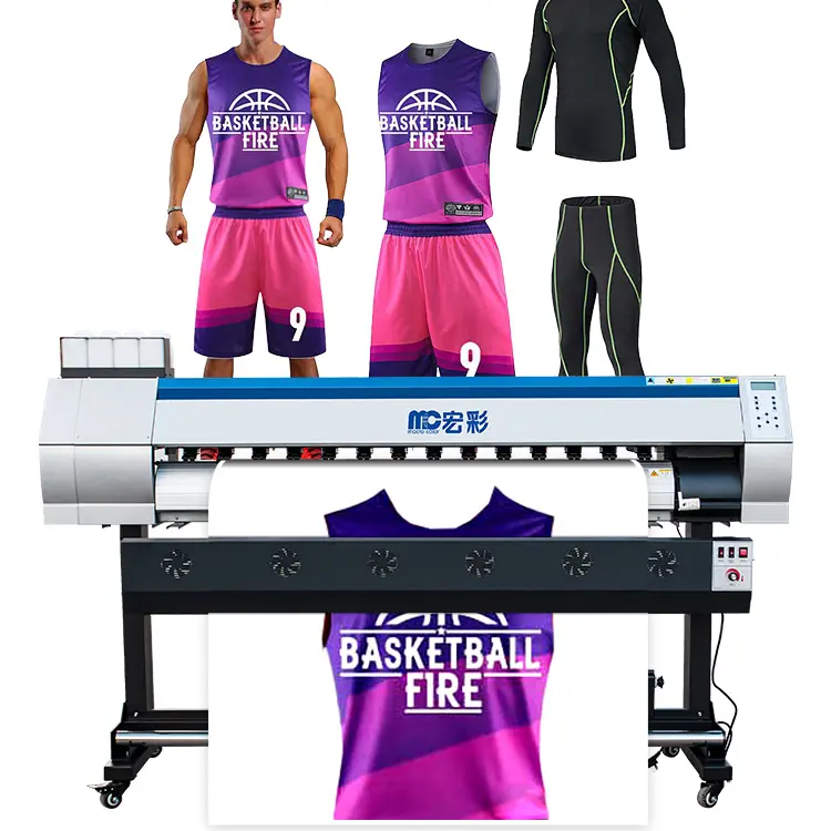 Beliebte Marke Hoch geschwindigkeit 1,8 m Impresora de Para Großformat Sublimation drucker für Stoff Stoff