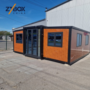 Casa Modular Prefabricada <span class=keywords><strong>de</strong></span> Diseño con Acabado <span class=keywords><strong>de</strong></span> Madera, Casa Contenedor Expandible <span class=keywords><strong>de</strong></span> Lujo <span class=keywords><strong>de</strong></span> 20 pies/40 pies con Baño para el Mercado <span class=keywords><strong>de</strong></span> EE. UU. y Australia - Product Image 1