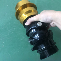 Kopling Universal JMFIRE Bahan Aluminium Alloy Fleksibel Portabel Selang Pemadam Kebakaran Satu Port Dua Port Mobile